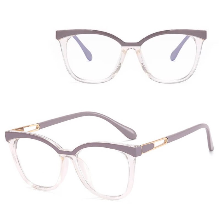 Damskie okulary zerówki do komputera oprawki korekcyjne kocie z filtrem Blue Light 25144C.jpg