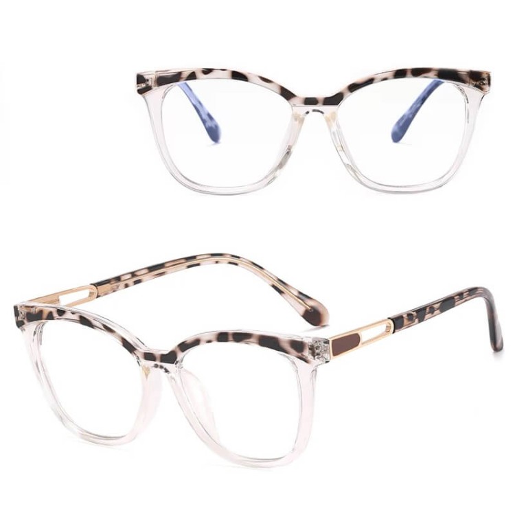 Damskie okulary zerówki do komputera oprawki korekcyjne kocie z filtrem Blue Light 25144D.jpg