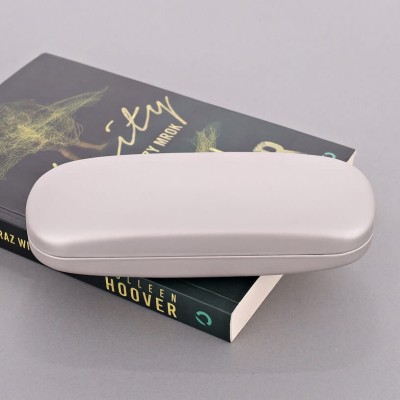 Etui na okulary Futerał STHC-13D srebrne