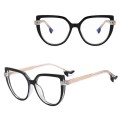 Damskie okulary na obcasie zerówki do komputera oprawki korekcyjne kocie z filtrem Blue Light 25159.jpg