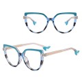Damskie okulary na obcasie zerówki do komputera oprawki korekcyjne kocie z filtrem Blue Light 25159B.jpg