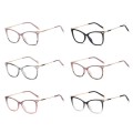Damskie okulary slim zerówki do komputera oprawki korekcyjne kocie z filtrem Blue Light 25151 kolory.jpg