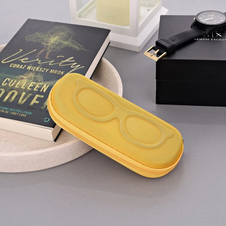 Żółte etui na okulary korekcyjne przeciwsłoneczne - zamykane na zamek ET-120-.JPG