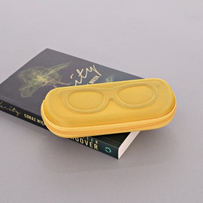 Etui na okulary na zamek ET-120 żółte