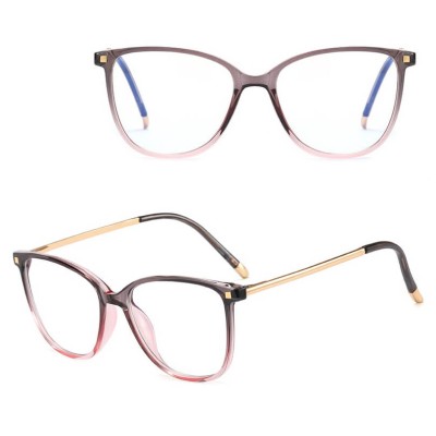 Okulary damskie kocie oczy  zerówki do komputera BLUE LIGHT 25149A