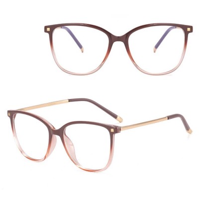 Okulary damskie kocie oczy  zerówki do komputera BLUE LIGHT 25149B