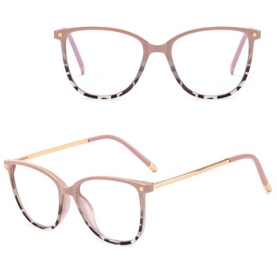 Okulary damskie kocie oczy  zerówki do komputera BLUE LIGHT 25149C