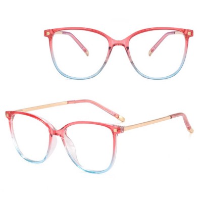 Okulary damskie kocie oczy  zerówki do komputera BLUE LIGHT 25149F