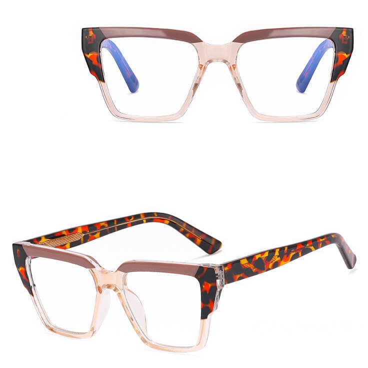 Damskie okulary zerówki do komputera oprawki korekcyjne kocie z filtrem Blue Light 25143A.jpg