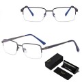 Męskie oprawki okularowe korekcyjne z filtrem Blue Light do komputera metalowe 25147A.jpg