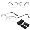 Męskie oprawki okularowe korekcyjne z filtrem Blue Light do komputera metalowe 25147C.jpg