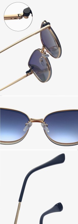 2w1 Okulary damskie do komputera + nakładka przeciwsłoneczna na magnes Clip-On 25162A  fiolet/złoty