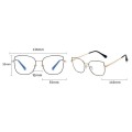 Damskie oprawki okularowe zerówki z filtrem blue light i przeciwsłoneczną nakładką polaryzacyjną 25162 wymiary.jpg