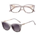 Damskie oprawki okularowe zerówki z filtrem blue light i przeciwsłoneczną nakładką polaryzacyjną 25161C.jpg
