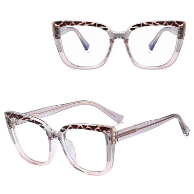 Damskie okulary kocie oczy zerówki do komputera BLUE LIGHT 25146A 