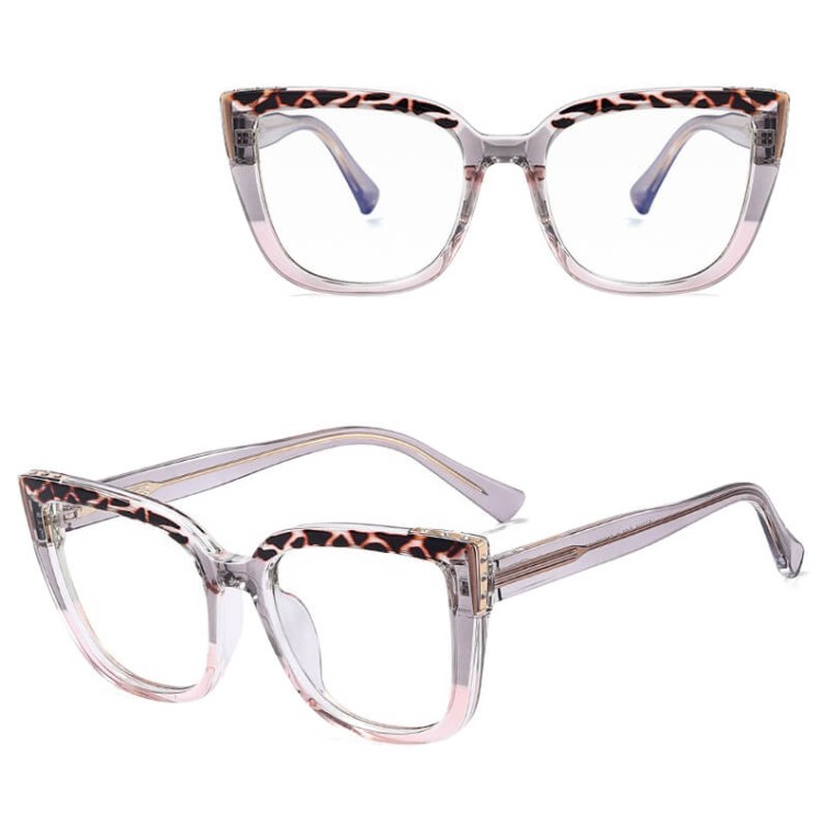 Damskie okulary zerówki do komputera oprawki korekcyjne kocie z filtrem Blue Light 25146A.jpg