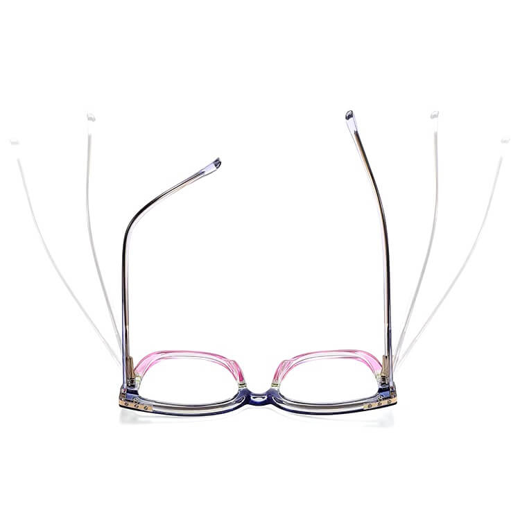 Damskie okulary kocie oczy zerówki do komputera BLUE LIGHT 25146B