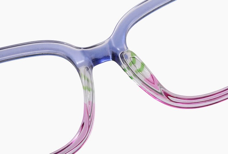 Damskie okulary kocie oczy zerówki do komputera BLUE LIGHT 25146C