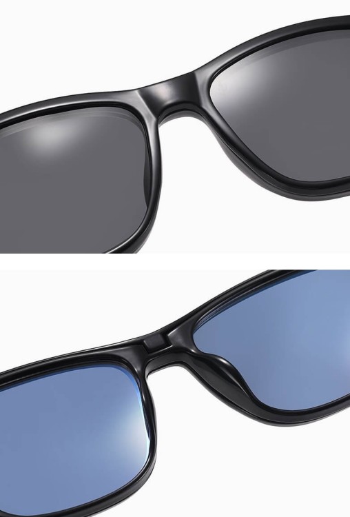 2w1 Okulary do komputera + nakładka przeciwsłoneczna na magnes Clip-On 25160B brązowy