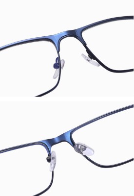 Metalowe męskie okulary zerówki z filtrem Blue Light do komputera 25139C grafitowe + akcesoria