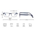 Męskie metalowe okulary do komputera Blue Light oprawki korekcyjne z flexami 25139 wymiary.jpg