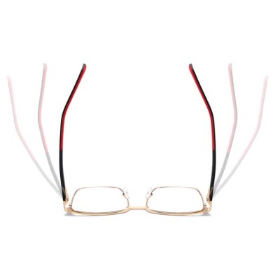 Metalowe męskie okulary zerówki z filtrem Blue Light do komputera 25141D szare/grafitowe + akcesoria