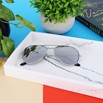 Okulary Przeciwsłoneczne Lustrzanki Aviator Pilotki F-129