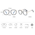 Damskie okulary zerówki do komputera oprawki korekcyjne owalne z filtrem Blue Light 25155 wymiary.jpg