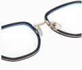 Damskie okulary zerówki do komputera oprawki korekcyjne owalne z filtrem Blue Light 25155 szczegóły--.jpg