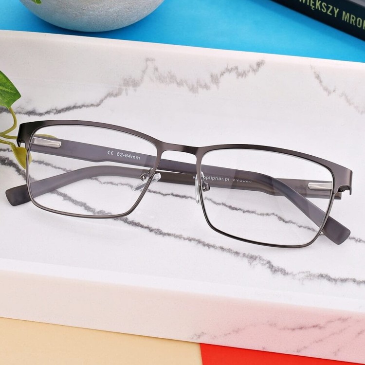 Plusy +1.50 Męskie okulary do czytania korekcyjne ST330