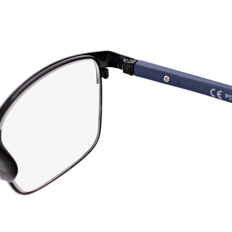 Plusy +3.25 Męskie okulary do czytania korekcyjne ST336 czarny/granat