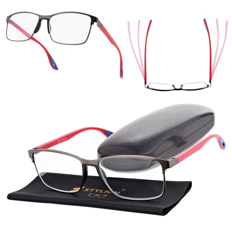 Męskie okulary do czytania z flexami plusy ST337.jpg
