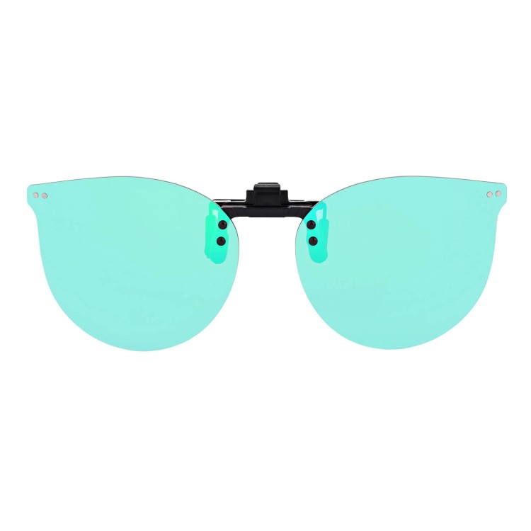 Nakładki przeciwsłoneczne polaryzacyjne na okulary korekcyjne kocie NA-183B zielone