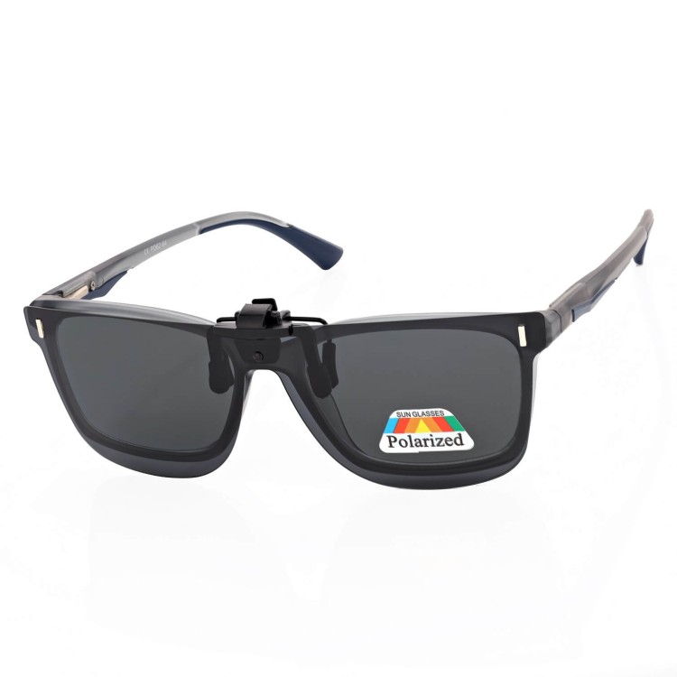 Nakładki przeciwsłoneczne polaryzacyjne na okulary korekcyjne NA-181 czarne