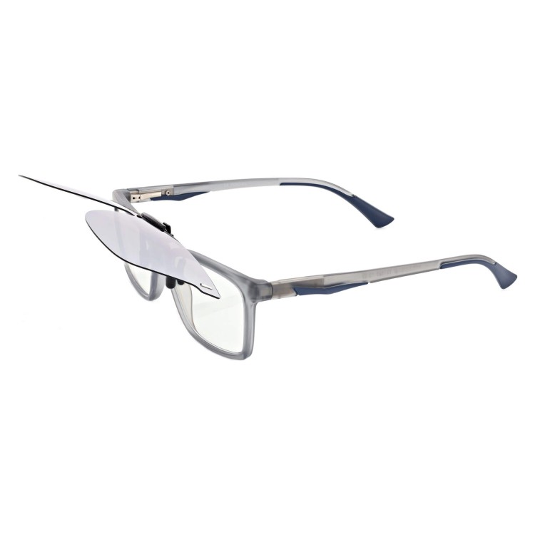Nakładki przeciwsłoneczne polaryzacyjne na okulary korekcyjne NA-181A srebrne