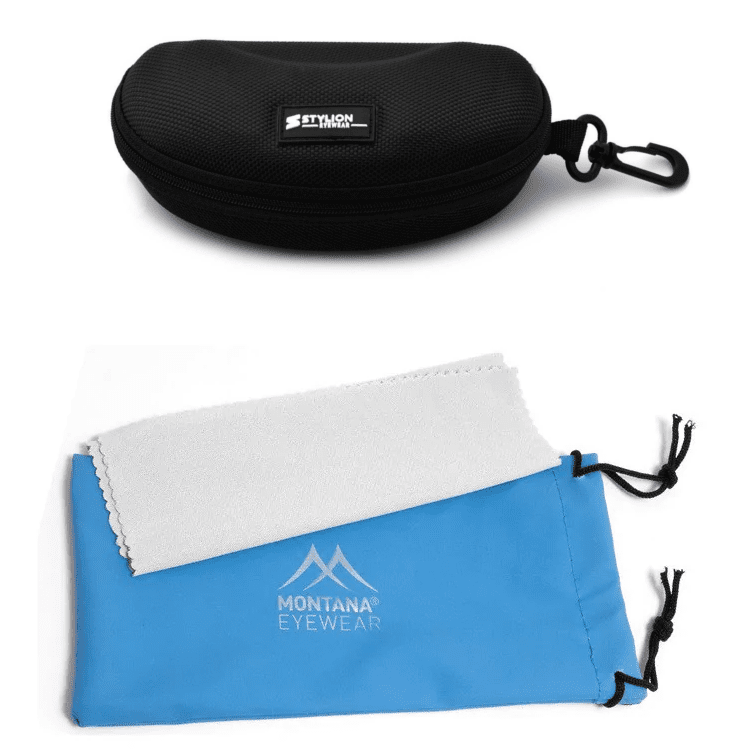 Damskie okulary przeciwsłoneczne kocie z polaryzacją MP193D błękitna szarość