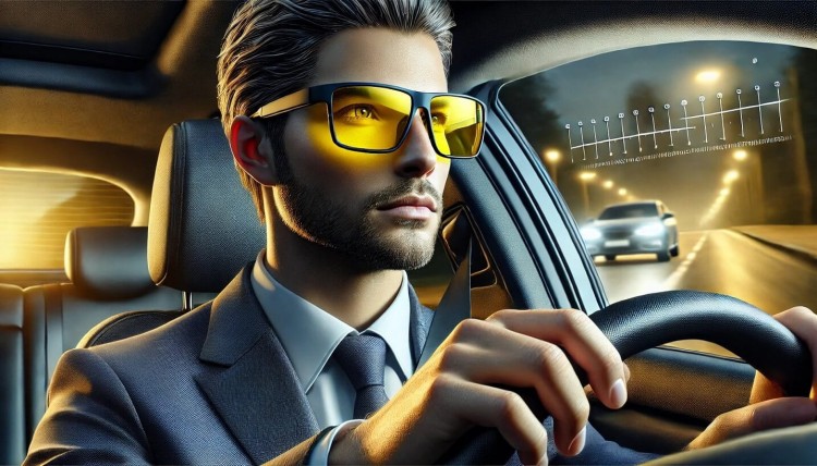 Rozjaśniające okulary do Jazdy Nocą dla kierowców Polaryzacyjne STL58Y