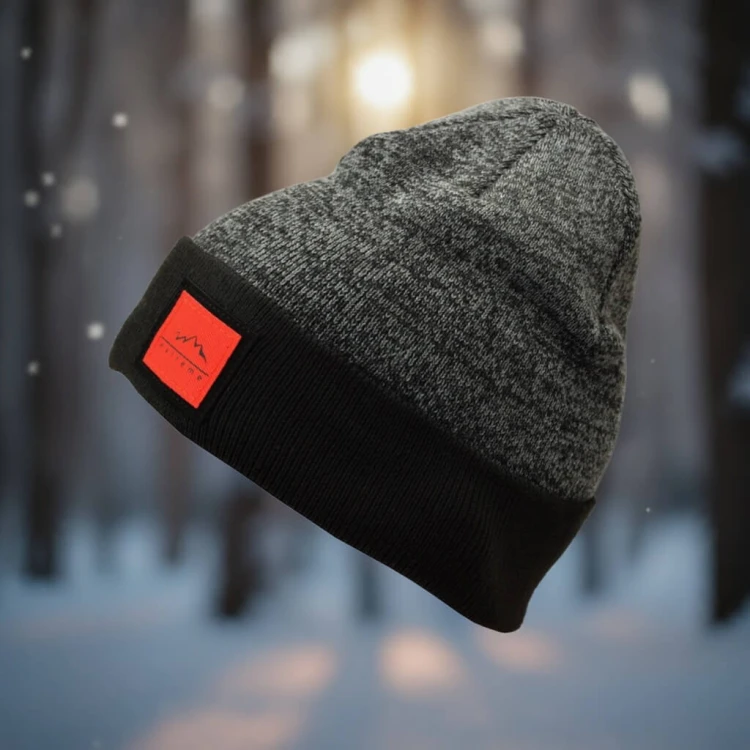 Męska Zimowa Czapka Czarny/Szary - L/XL Extreme ST-550A