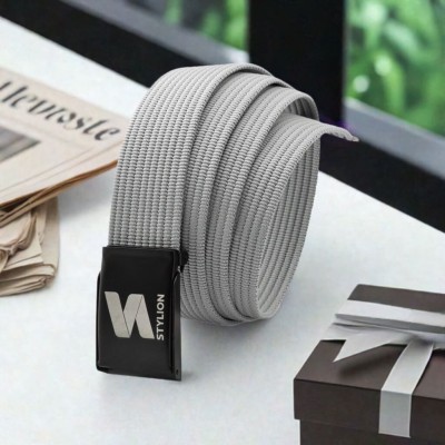 Pasek parciany  STYLION szary - ST-08