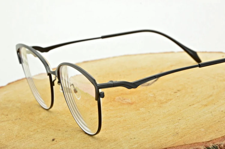 Damskie kocie okulary zerówki z antyrefleksem ST317 moc: 0.00 czarne ze skazą