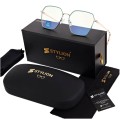 Damskie okulary do czytania i komputera Blue Light oprawki korekcyjne metalowe z akcesoriami STL285--.jpg