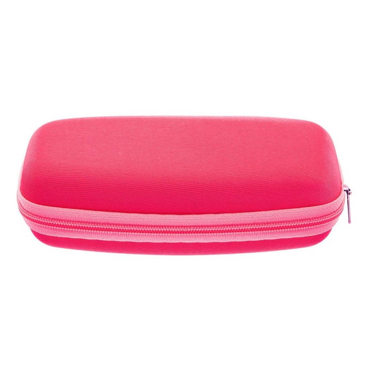 Elastyczne dziecięce oprawki okularowe zerówki owalne + gumka Sunoptic K3B różowe