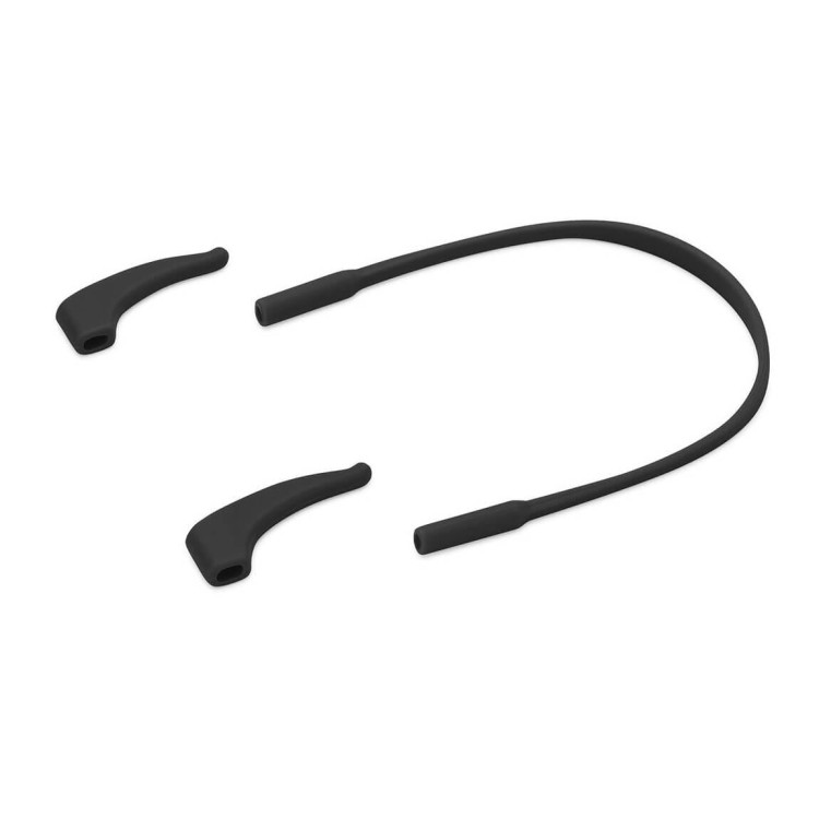 Elastyczne dziecięce oprawki okularowe zerówki owalne + gumka Sunoptic K3C czarne