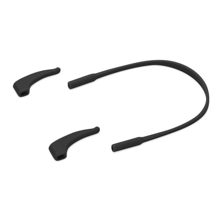 Elastyczne dziecięce oprawki okularowe zerówki okrągłe + gumka Sunoptic K8C czarne