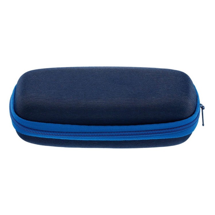 Elastyczne dziecięce oprawki okularowe zerówki prostokątne + gumka Sunoptic K6A granatowe