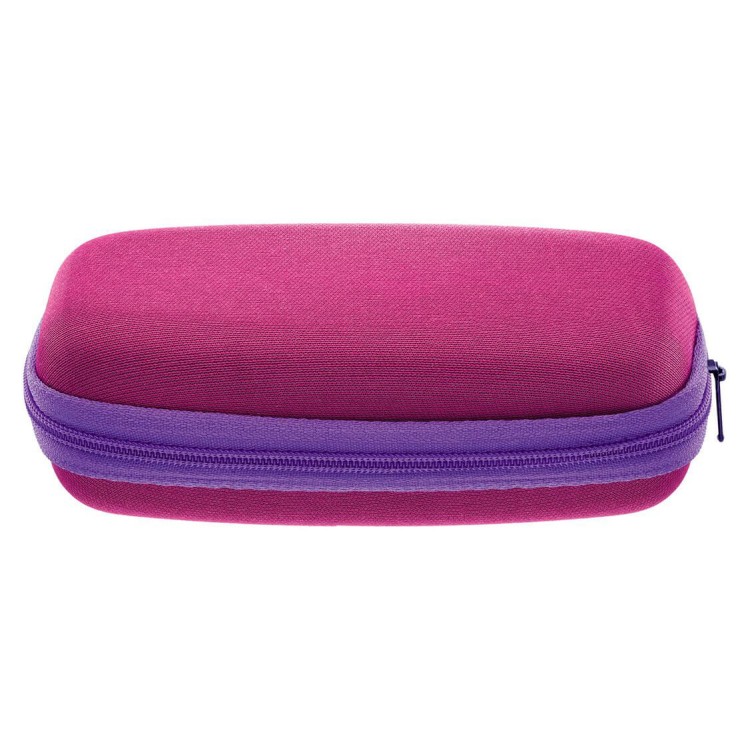 Elastyczne dziecięce okulary przeciwsłoneczne okrągłe + gumka Sunoptic SK7 fioletowe