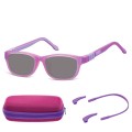 Elastyczne dziecięce okulary przeciwsłoneczneprostokątne + gumka Sunoptic SK5 fioletowe.jpg
