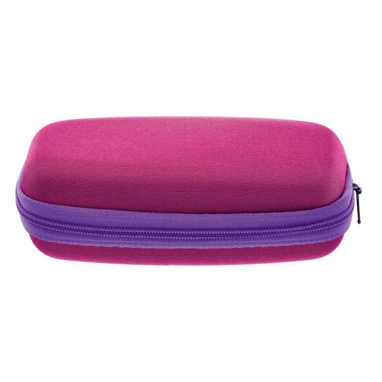 Elastyczne dziecięce okulary przeciwsłoneczne prostokątne + gumka Sunoptic SK6 fioletowe