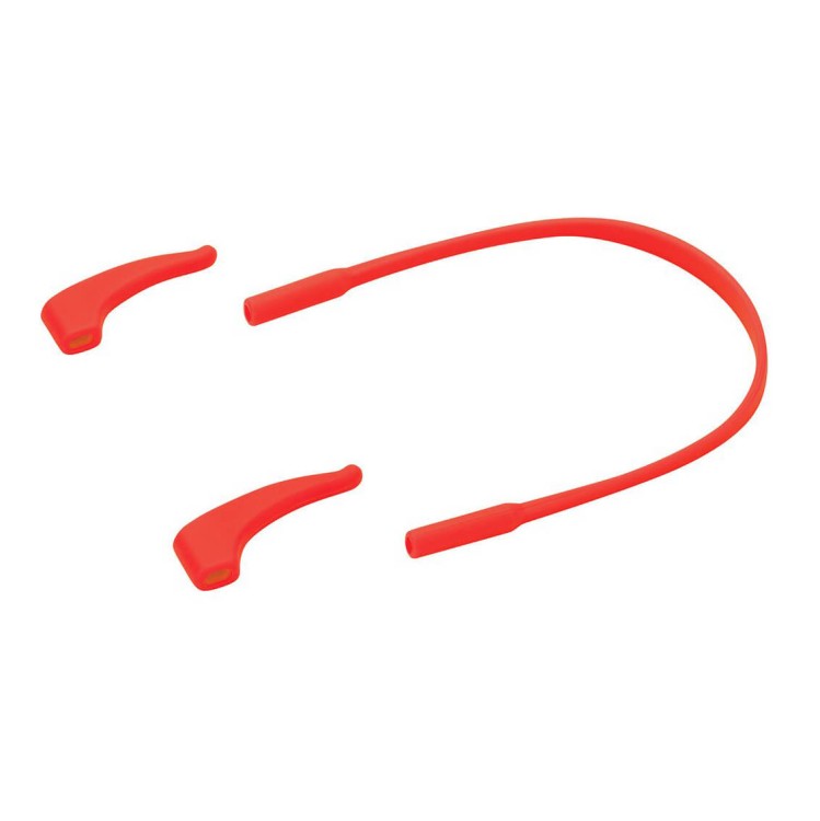 Elastyczne dziecięce okulary przeciwsłoneczne prostokątne + gumka Sunoptic SK6D czerwone