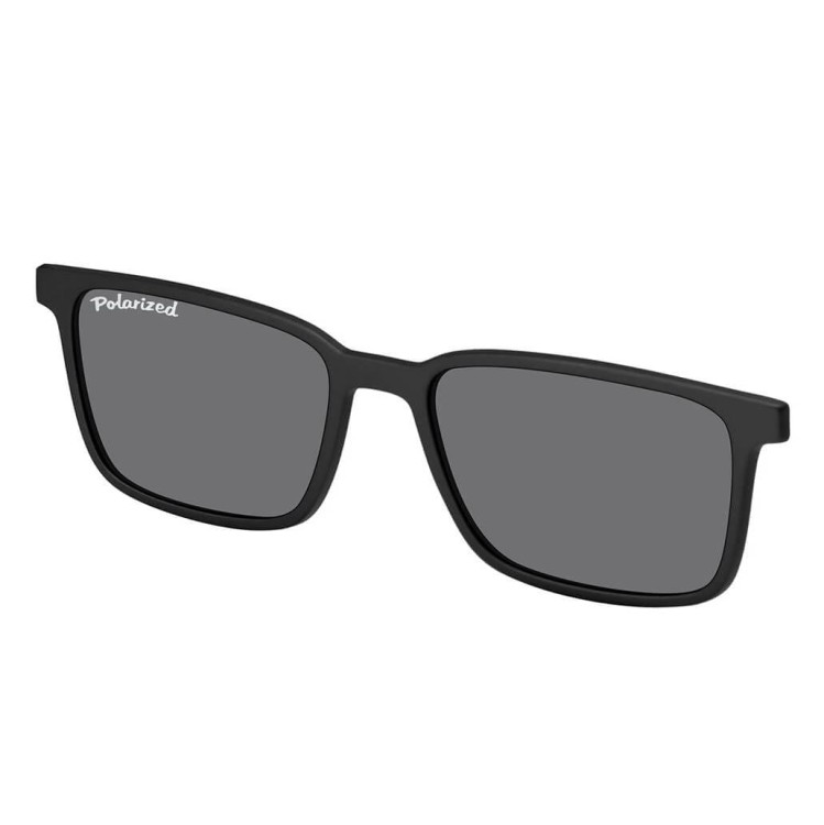 Okulary pod korekcję medium z polaryzacyjną nakładką przeciwsłoneczną CLIP-M-TRC298-1 czarny